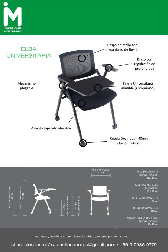 SILLA ELBA UNIVERSITARIA - Imagen 5