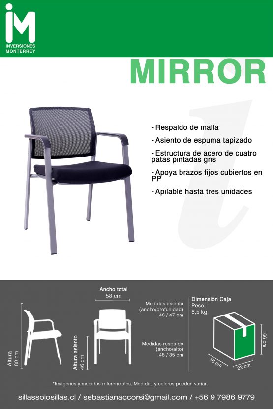 SILLA DE OFICINA MIRROR - Imagen 5