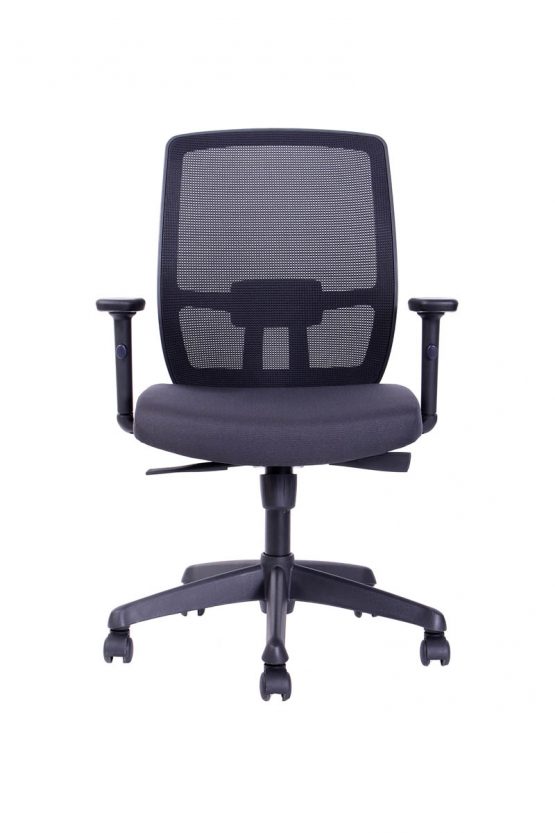SILLA DE OFICINA WORK UP NEGRO - Imagen 3