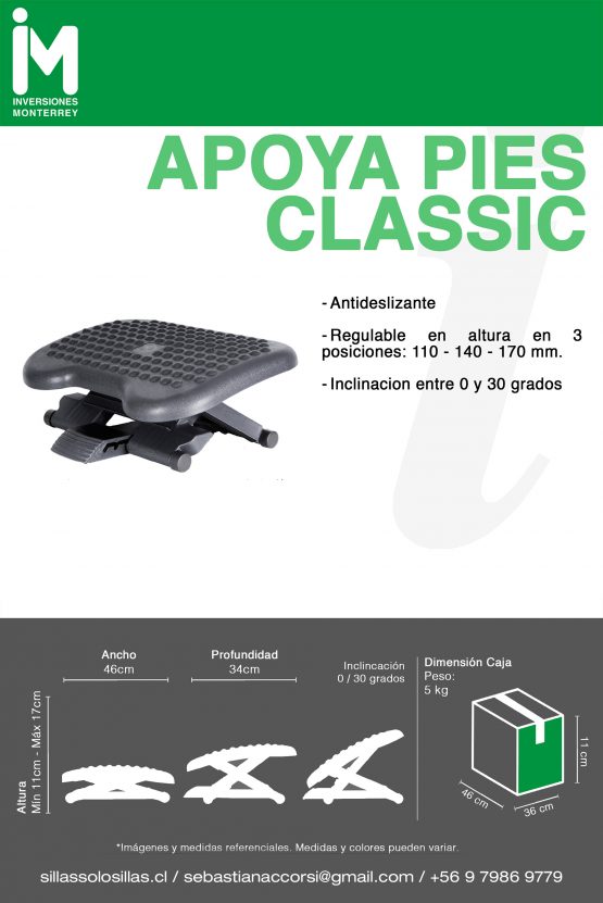 COMPONENTES APOYA PIES - Imagen 2