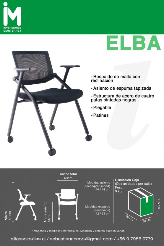 SILLA DE OFICINA ELBA - Imagen 5