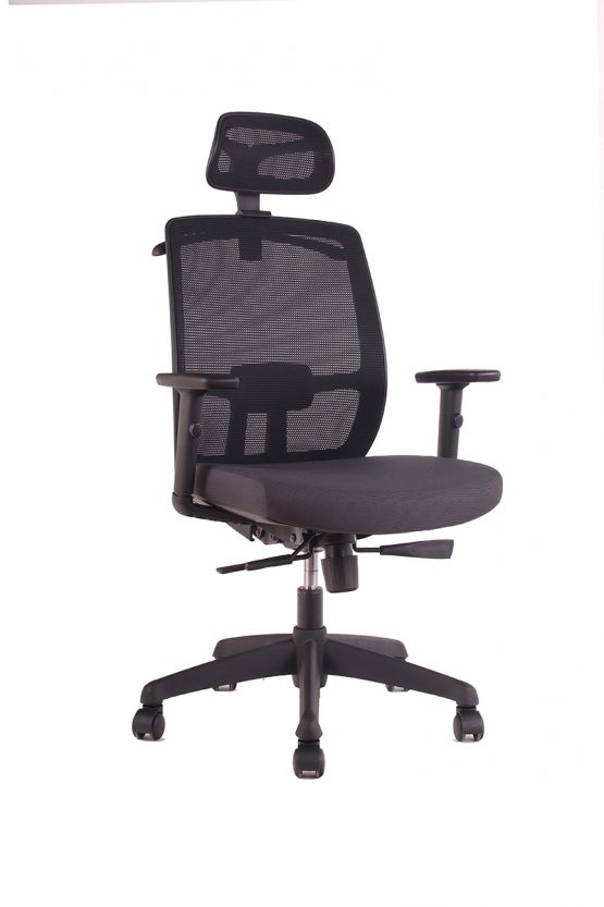 SILLA DE OFICINA WORK UP CON CABECERA