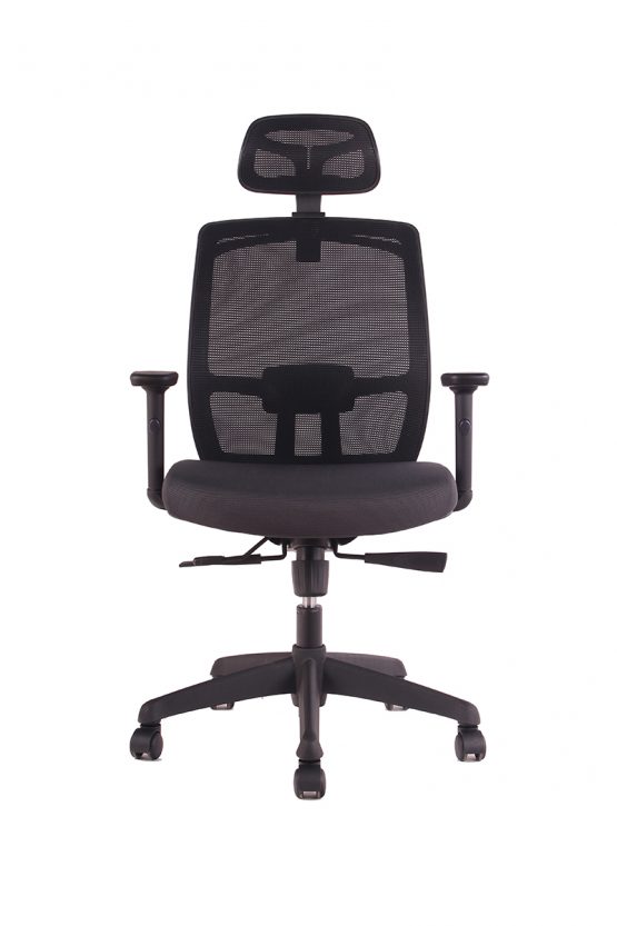 SILLA DE OFICINA WORK UP CON CABECERA - Imagen 2