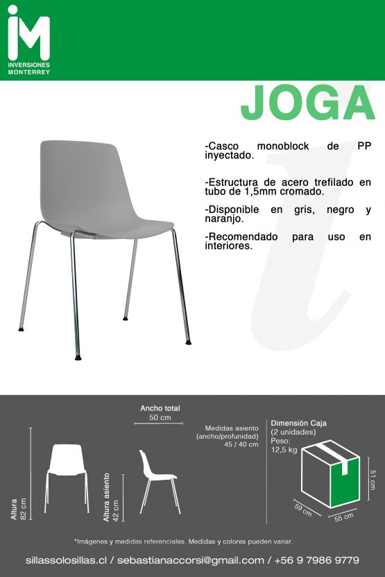 SILLA DE OFICINA JOGA - Imagen 6