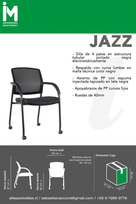 SILLA DE OFICINA JAZZ - Imagen 5