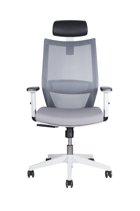 SILLA DE OFICINA LENA GRIS - Imagen 2