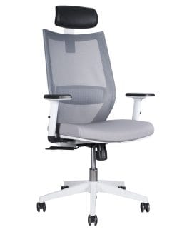 SILLA DE OFICINA LENA GRIS
