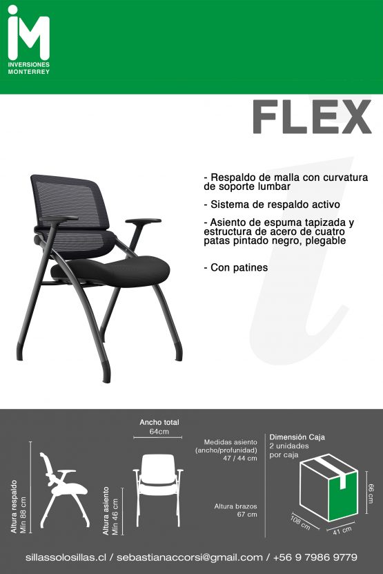 SILLA DE OFICINA FLEX - Imagen 5
